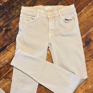 MOTHER Women's Skinny Jeans in Light Tan